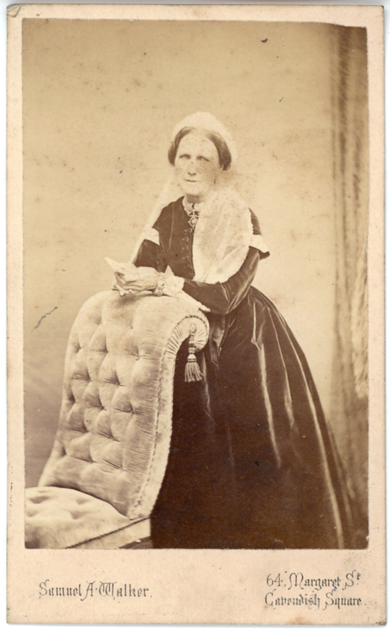 Perhaps Elizabeth Mary Ann Peterson (1791-1883)
