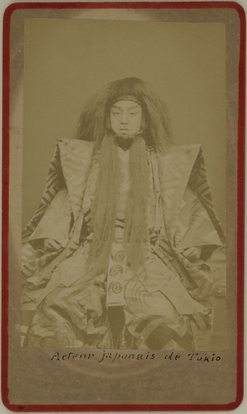 A Japanese actor from Tokio.  Ca. 1875-80