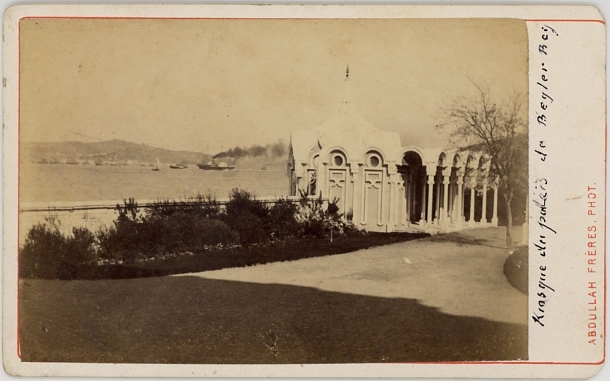 Beylerbeyi palace kiosk in Constantinople / Istanbul by Abdullah Freres