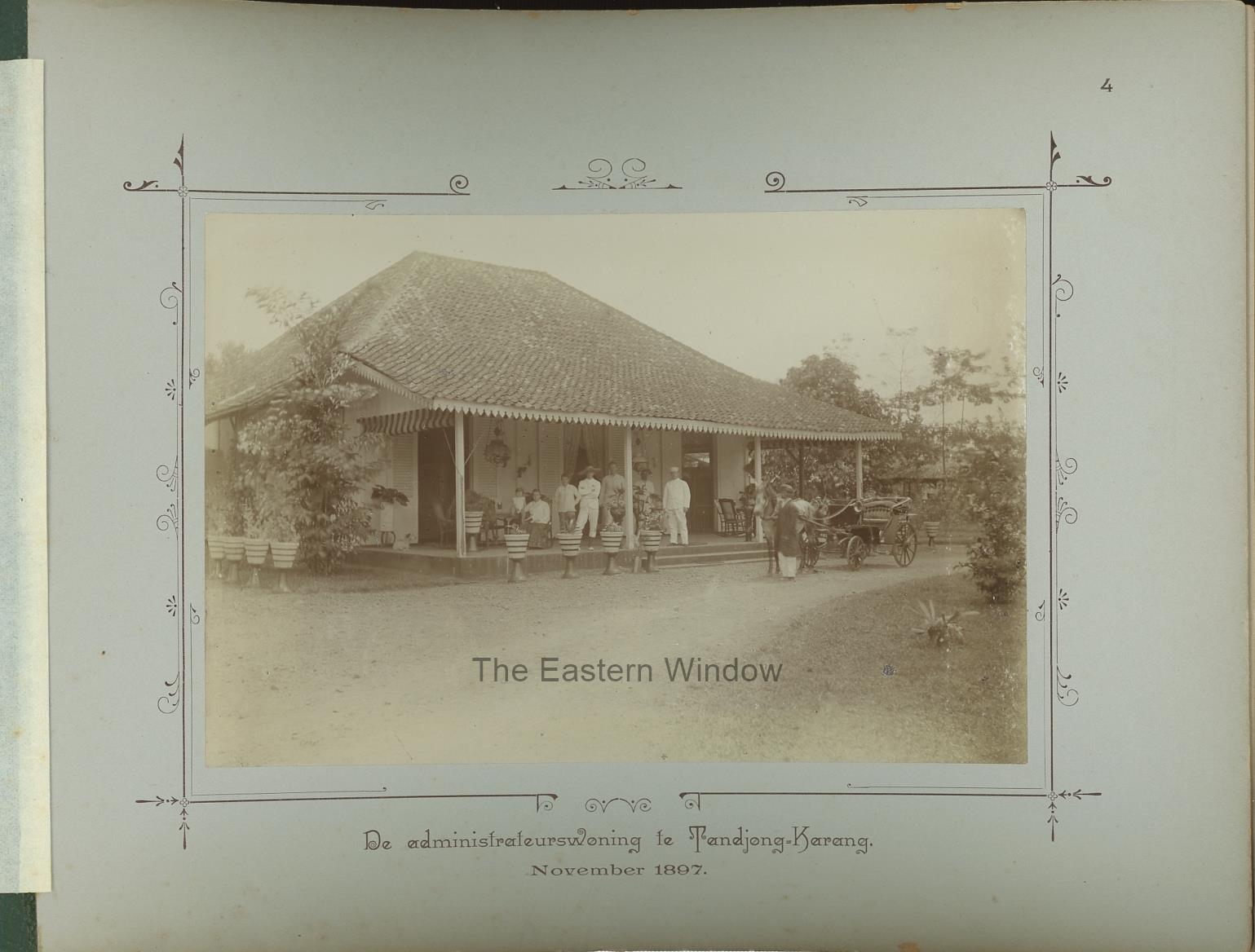 Administrateurswoning - Naar en te Way-Lima en Kedongdong - 68 photo's uit de Kampongs. 1898. S. Muller Hzn (1852-1915). Rotterdam