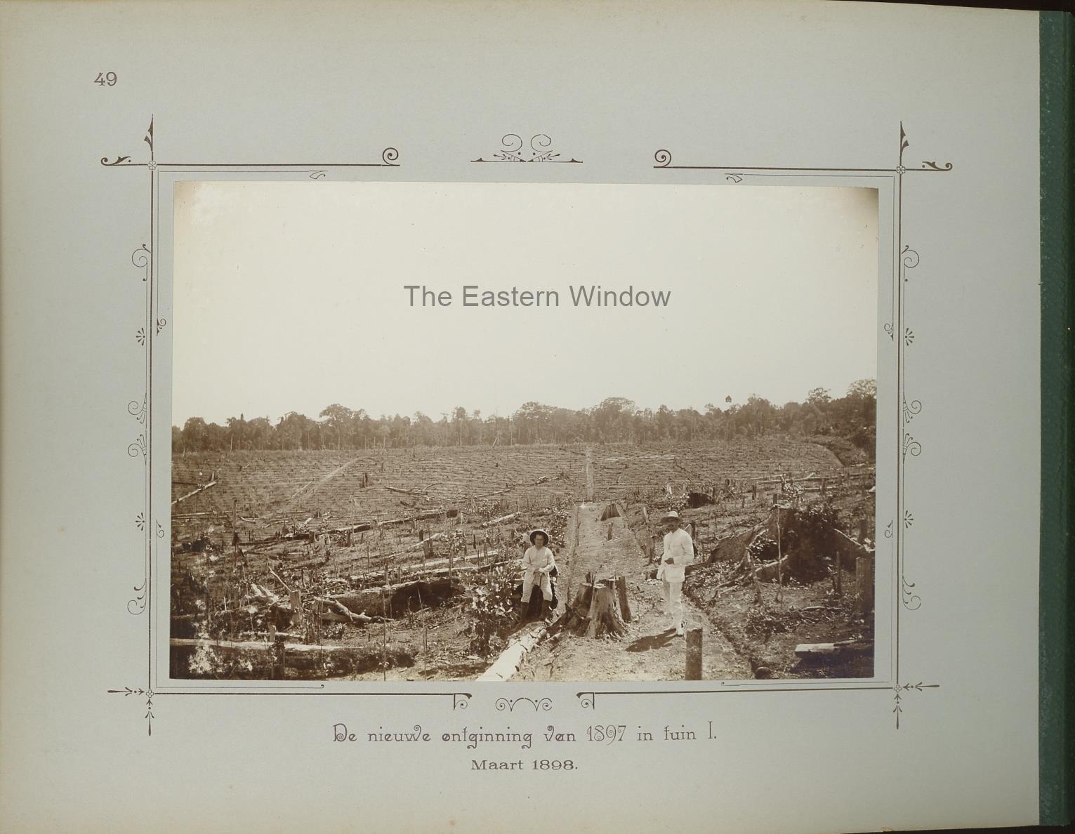 ontginning - Naar en te Way-Lima en Kedongdong - 68 photo's uit de Kampongs. 1898. S. Muller Hzn (1852-1915). Rotterdam