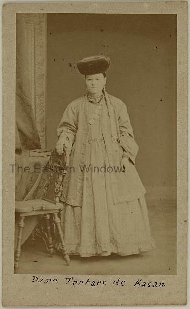 A Tatar lady of Kazan, Russia.  Ca. 1875-80 - G.F. Locke / Lokke.
