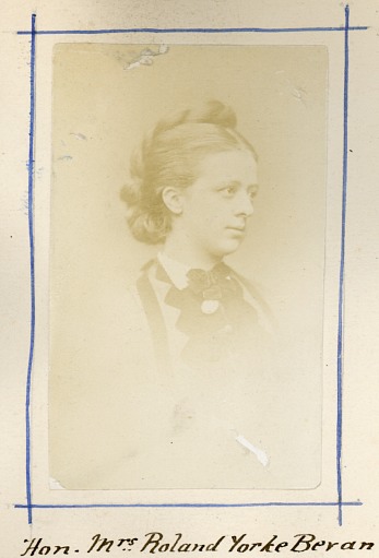 Agneta Olivia Yorke Bevan née Kinnaird (1850-1940)