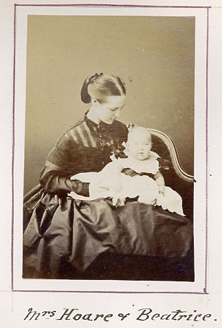 Beatrice Ann Hoare née Paley (1843-1945) together with her daughter Beatrice Mary Hoare (1865-1959)