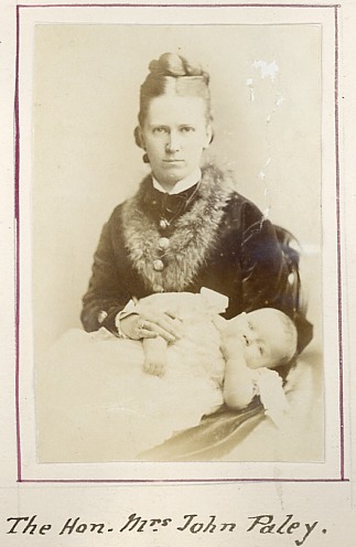 Clara Emily Charlotte Paley née Strutt (1845-1912) and probably George Arthur Paley (1874-1941)