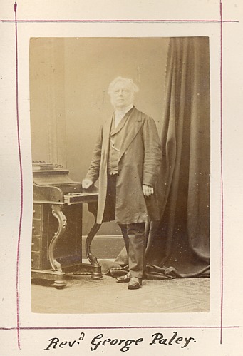 Reverend George Barber Paley (1799-1880). Rector of Freckenham, Suffolk.