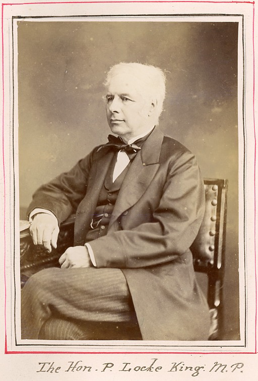 Peter John Locke King (1811-1885). British politician