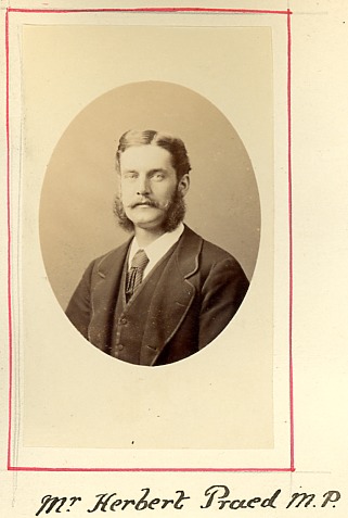 Herbert Bulkeley Praed (1841-1921). Philanthropist, Banker, Politician