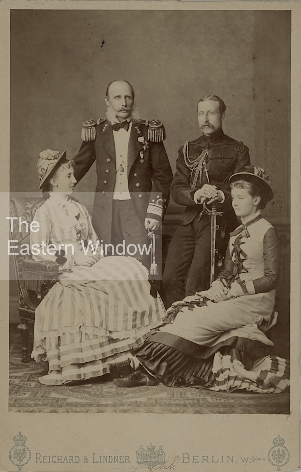 Marie von Preussen (1855-1888) Prinz Heinrich von Oranien - Nassau (1820-1879) Prince Arthur of Connaught and Stratham (1850-1942) Prinzessin Luise Margareta von Preussen (1860-1917). 