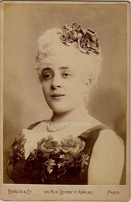 French actress Anna Judic (1849-1911)